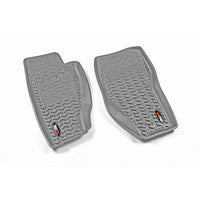Rugged Ridge 14920.31 | Floor Liners, Front, Gray; 08-12 Jeep Liberty KK