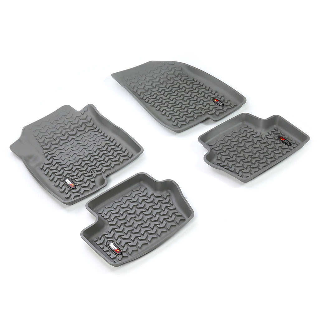 Rugged Ridge 14987.27 | Floor Liners, Kit, Gray; 07-16 Jeep Compass/Patriot MK