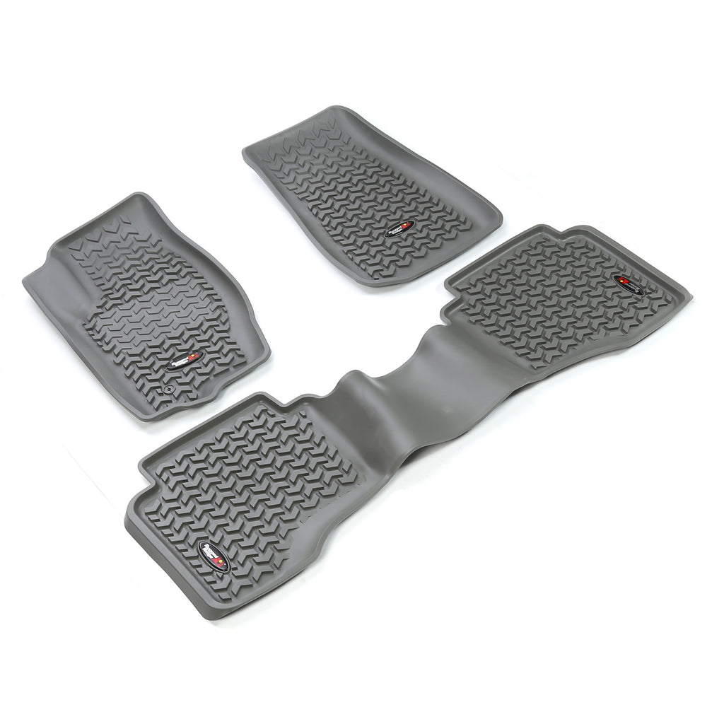 Rugged Ridge 14987.33 | Floor Liners, Kit, Gray; 05-10 Jeep Grand Cherokee WK/Commander XK
