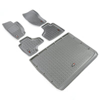 Rugged Ridge 14988.28 | Floor Liners, Kit, Gray; 08-13 Jeep Liberty KK