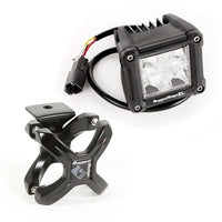 Rugged Ridge 15210.08 | Light Kit, Large X-Clamp/Dual Beam Square, Black