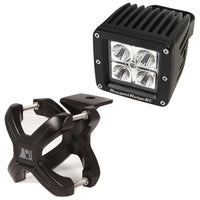 Rugged Ridge 15210.21 | X-Clamp and Square LED Light Kit, Small, Black, 1 Piece