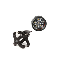 Rugged Ridge 15210.24 | X-Clamp and Round LED Light Kit, Small, Black, 1 Piece