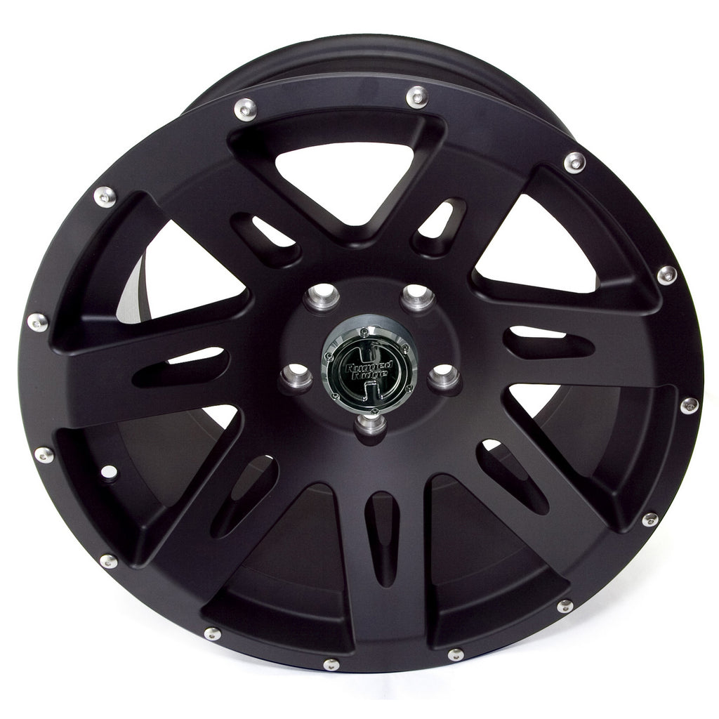 Rugged Ridge OMI-15301.01 | XHD Wheel, 17x9, Black Satin; 07-16 Jeep Wrangler JK