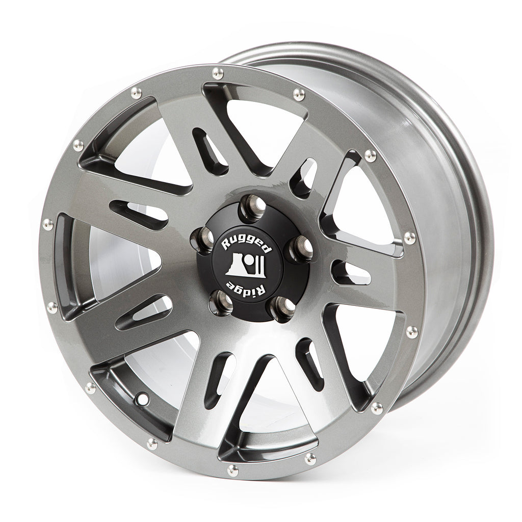 Rugged Ridge OMI-15301.61 | XHD Wheel, Gun Metal, 17x8.5; 07-16 JK/JKU