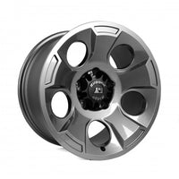 Rugged Ridge OMI-15302.30 | Drakon Wheel, 17X9, Gun Metal, 07-21 Wrangler JK/JL