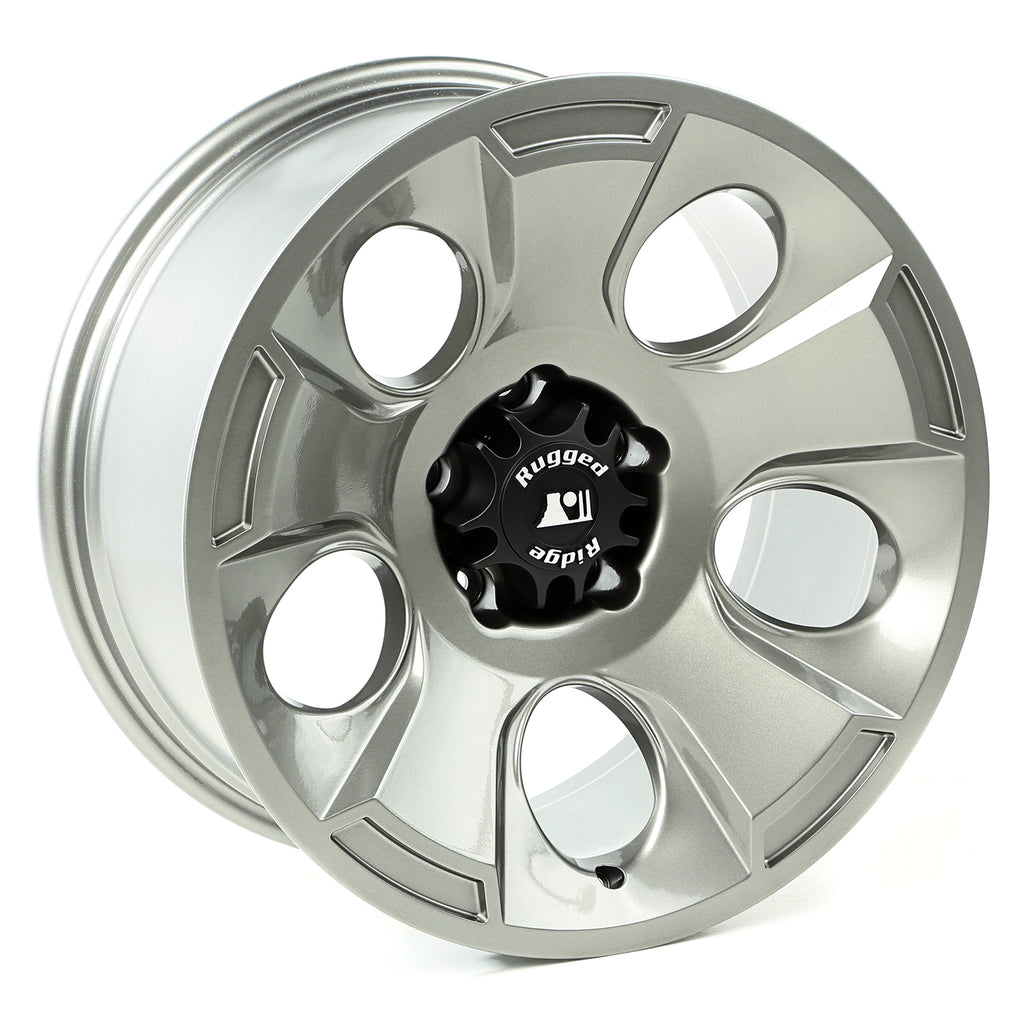 Rugged Ridge OMI-15302.31 | Drakon Wheel, 18x9, Gun Metal; 07-21 Jeep JK/JL/JT