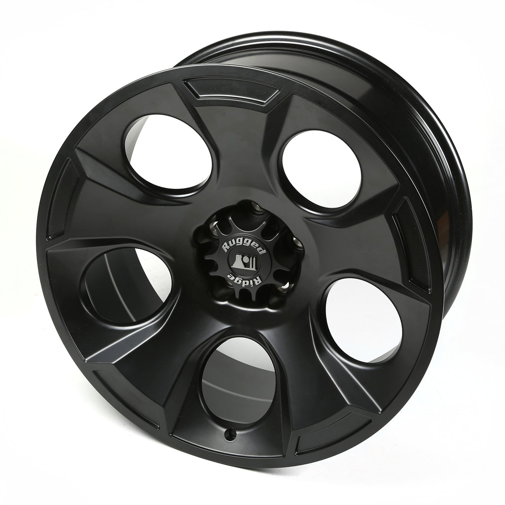 Drakon Wheel 20X9 BLK Satin; 07-21 Jeep JK/JL/JT