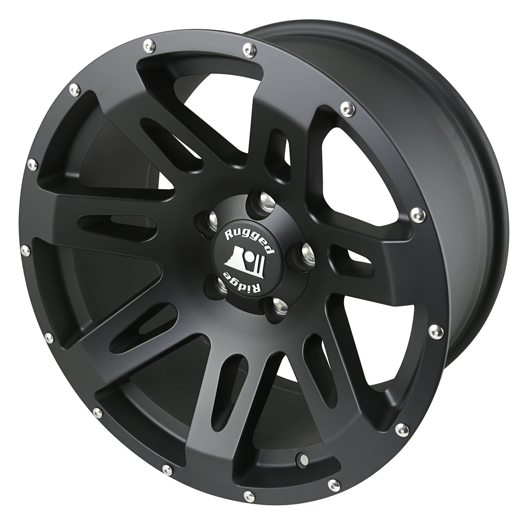 Rugged Ridge OMI-15305.01 | XHD Wheel, 18x9, Black Satin; 07-16 Jeep Wrangler JK