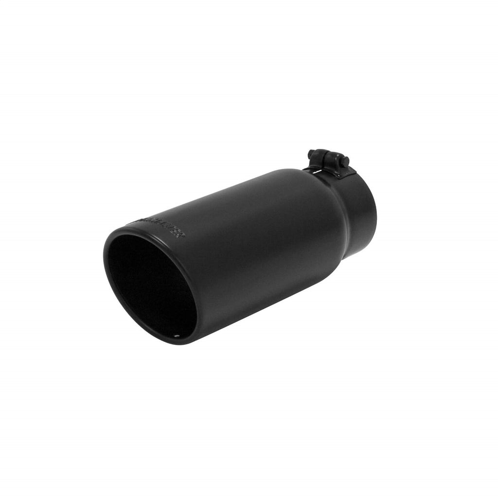 Flowmaster 15368B Exhaust Tip - 5 in. Rolled Angle Edge Black Ceramic Coating