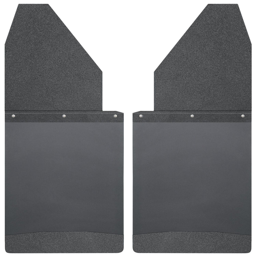 Husky Liners 17112 | Husky Liners Kick Back Mud Flaps 14 Wide - Black Top and Black Weight, Fits KICK BACK MUD FLAPS 14IN WIDE - BLACK TOP AND BLACK WEIGHT
