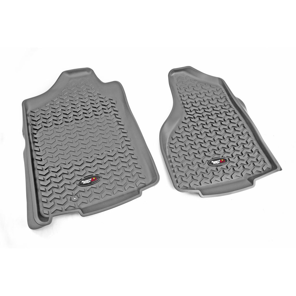 Rugged Ridge 84903.04 | Floor Liners, Frnt, Gray; 09-11 Ram 1500-3500 Crew