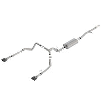Borla 140768BC | Borla Cat-Back Exhaust System - Touring