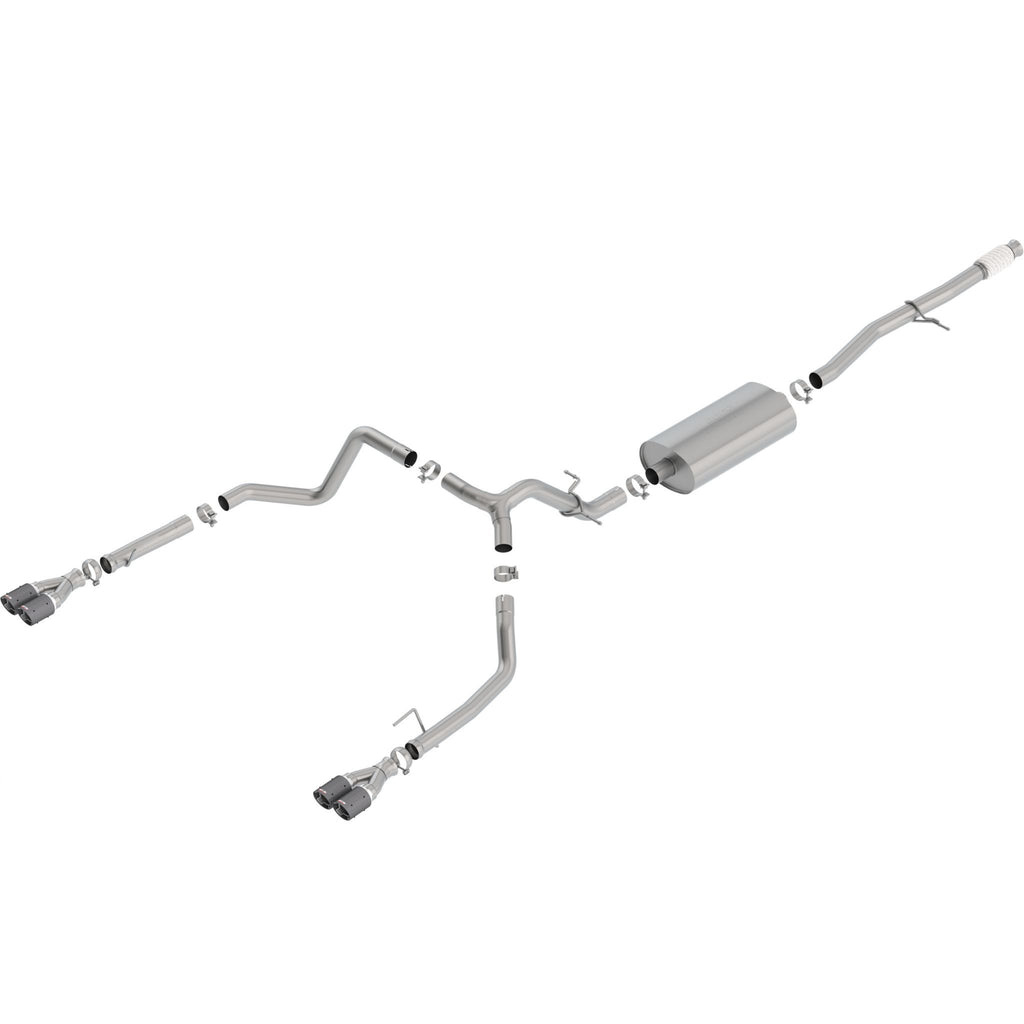 Borla 140768CF | Borla Cat-Back Exhaust System - Touring