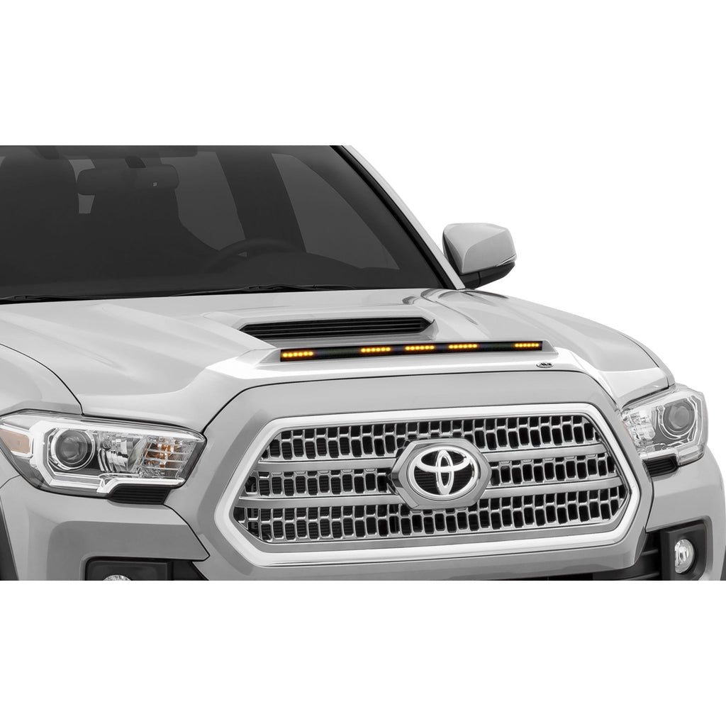 Auto Ventshade 753079-40 Aeroskin LightShield Color Hood Protector Super White for 17-22 Toyota Tacoma