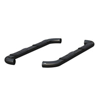 3" Round Black Steel Side Bars Select Ford F-150 F-250 F-350 Super Duty
