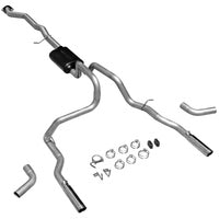 Flowmaster 17428 Cat-back System - Dual Rear/Side Exit - American Thunder - Moderate Sound