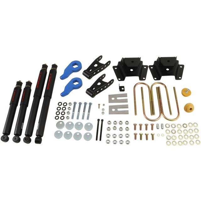 BELLTECH 937ND LOWERING KITS  Front And Rear Complete Kit W/ Nitro Drop 2 Shocks 1997-2003 Ford F150 ((All Cabs) 4WD) 1 in. or 3 in. F/3 in. R drop W/ Nitro Drop II Shocks