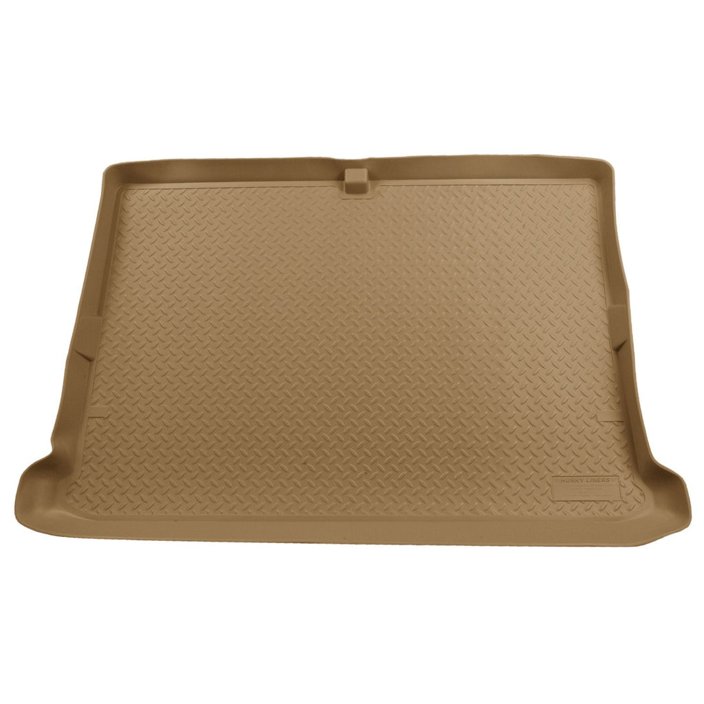 Husky Liners 21703 | Husky Liners Cargo Liner Behind 3rd Seat, Fits 00-06 SUBURBAN/YUKON XL/DENALI XL, 03-06 CADILLAC ESV BEHIND 3RD SEAT REAR CARGO LINER TAN