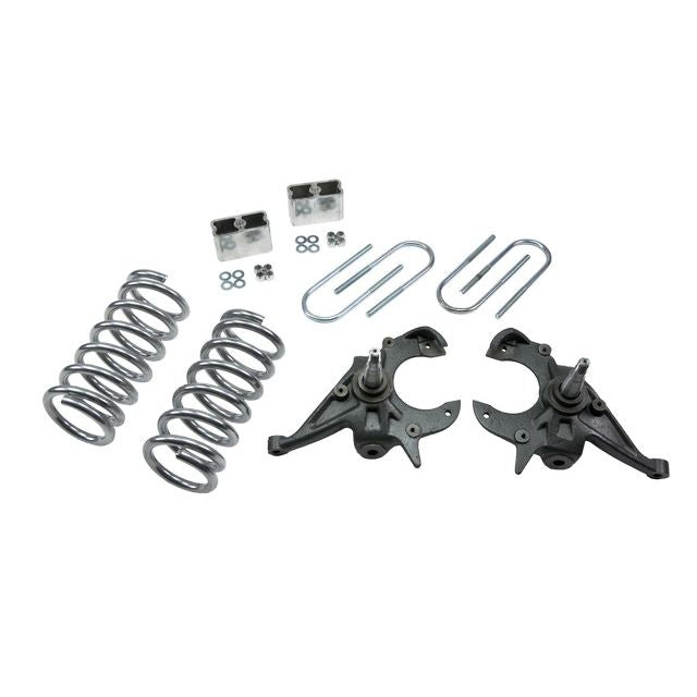 BELLTECH 780 LOWERING KITS  Front And Rear Complete Kit W/O Shocks 1996-2003 Isuzu Hombre 4 cyl. (2WD) 3 in. F/3 in. R drop W/O Shocks