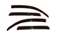 Auto Ventshade 194056 In-Channel Ventvisor Side Window Deflector 4-Piece Set For 2005-2015 Toyota Tacoma Crew Cab