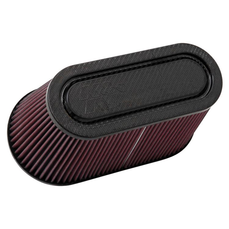 K&N RP-5182 Universal Air Filter - Carbon Fiber Top and Base