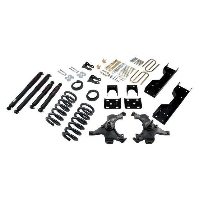BELLTECH 696ND LOWERING KITS  Front And Rear Complete Kit W/ Nitro Drop 2 Shocks 1988-1991 Chevrolet Silverado/Sierra C1500 (Std Cab ext 454 SS) 4 in. or 5 in. F/6 in. R drop W/ Nitro Drop II Shocks
