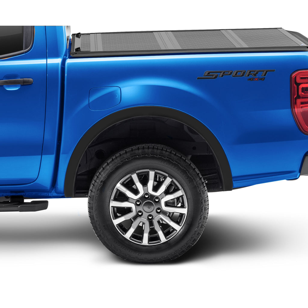 Bushwacker 20118-02 Black OE-Style Smooth Finish Rear Fender Flares for 2019-2022 Ford Ranger