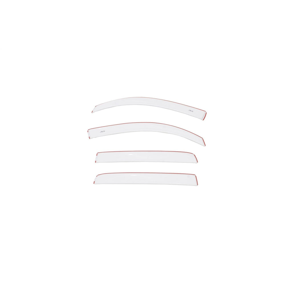 Auto Ventshade 994036-40 Color Match Low Profile Ventvisor Side Window Deflector 4-Piece Set for 2017-2022 Toyota Tacoma Double Cab Super White In-Channel Mount