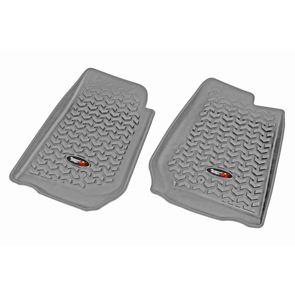 Rugged Ridge 13920.02 | Floor Liners, Front, Tan; 07-16 Jeep Wrangler/JKU RHD