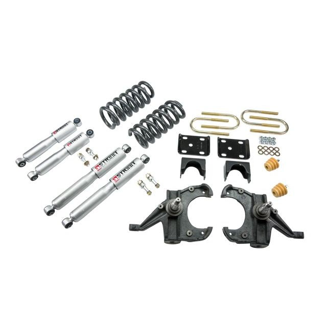BELLTECH 953SP LOWERING KITS  Front And Rear Complete Kit W/ Street Performance Shocks 1973-1987 Chevrolet Blazer/Jimmy (1 1/4 Rotor) 4 in. F/6 in. R drop W/ Street Performance Shocks