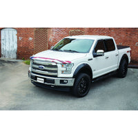 Stampede 8432-2 Black Ruff Riderz Smooth Finish 4-Piece Fender Flare for 2015-2017 Ford F-150 Excludes Models W/Tech Pkg | Fits 67.1/78.9/97.6 In. Bed