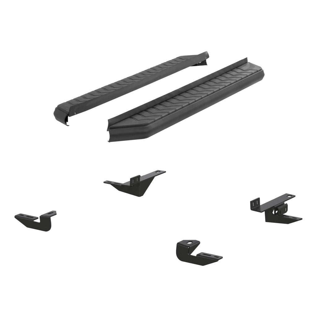 AeroTread 5" x 67" Black Stainless Running Boards Select Toyota RAV4