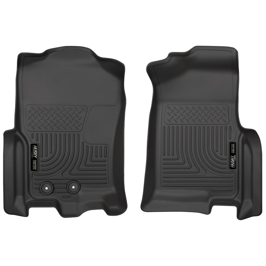 Husky Liners 18371 | Husky Liners Front Floor Liners, Fits 12-17 EXPEDITION,NAVIGATOR FRONT FLOOR LINERS WEATHERBEATER SERIES BLACK