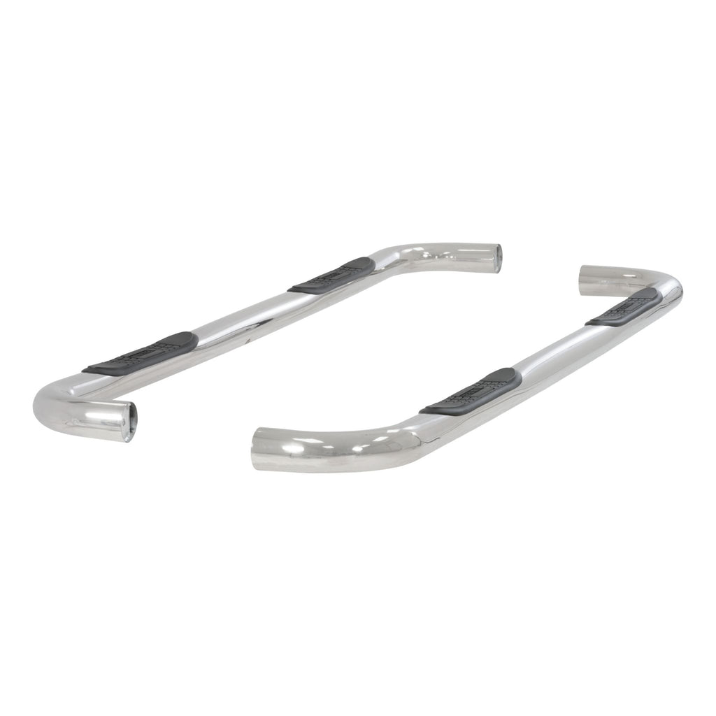 3" Round Polished Stainless Side Bars Select Avalanche Suburban Yukon XL