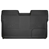 Husky Liners 19331 | Husky Liners 2nd Seat Floor Liner (Full Coverage), Fits 09-14 F150 CREW CAB CUSTOM MOLDED WEATHERBEATER 2ND SEAT FLOOR LINER BLACK