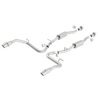 Borla 140052 | Borla Touring Cat-Back  Exhaust System for 1999-2004 Ford Mustang Cobra 4.6L V8 SC Manual Transmission Rear Wheel Drive 2-Door Coupe (w/Independent Rear Suspension).