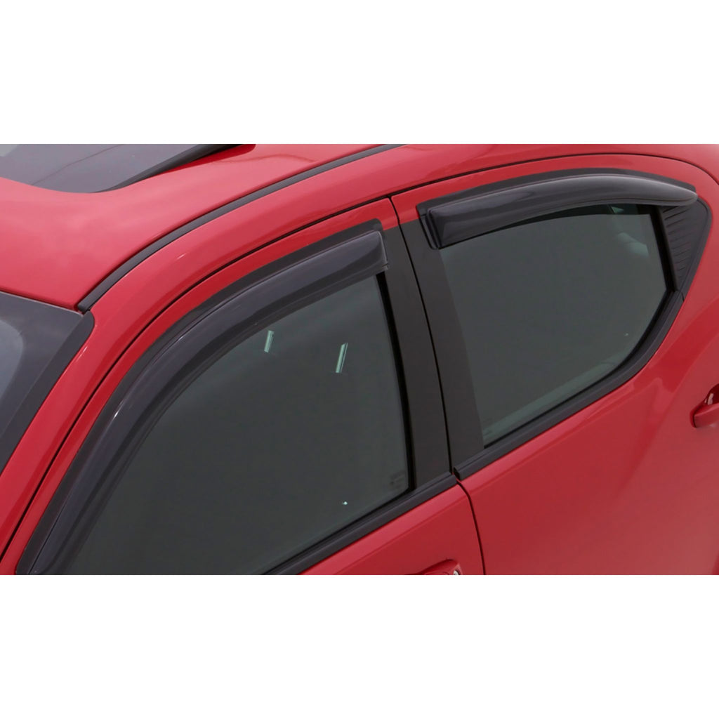 Auto Ventshade 94718 Original Ventvisor Side Window Deflector Dark Smoke 4-Piece Set for 20-22 Toyota Corolla