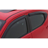 Auto Ventshade 94718 Original Ventvisor Side Window Deflector Dark Smoke 4-Piece Set for 20-22 Toyota Corolla