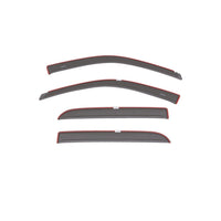 Auto Ventshade 994004-PAU Color Match Low Profile Ventvisor Side Window Deflector 4-Piece Set for 2015-2018 Dodge Ram 1500; 2019-2022 Ram 1500 Classic Fits Crew Cab in Granite Crystal Metallic In-Channel Mount