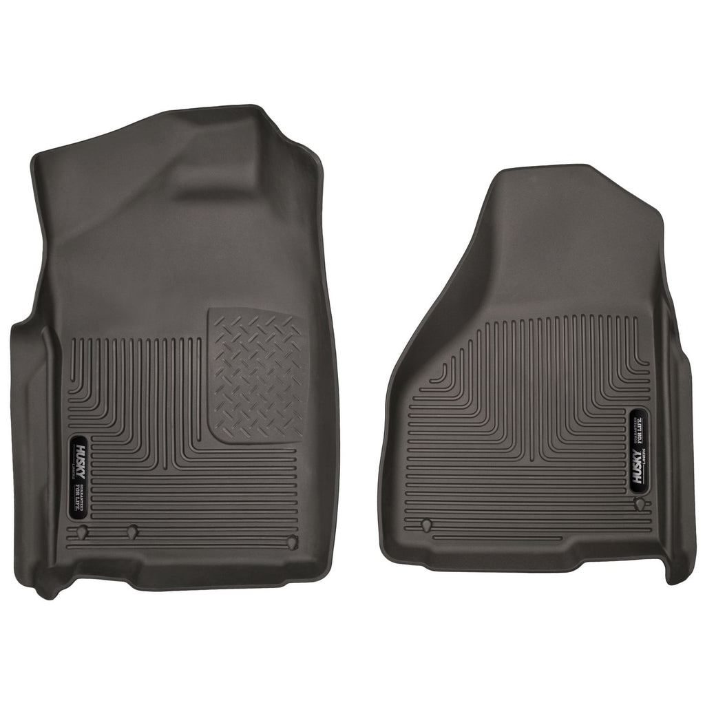 Husky Liners 53520 | Husky Liners Front Floor Liners, Fits 09-17 RAM STD/QUAD CAB FRONT FLOOR LINERS X-ACT CONTOUR SERIES COCOA