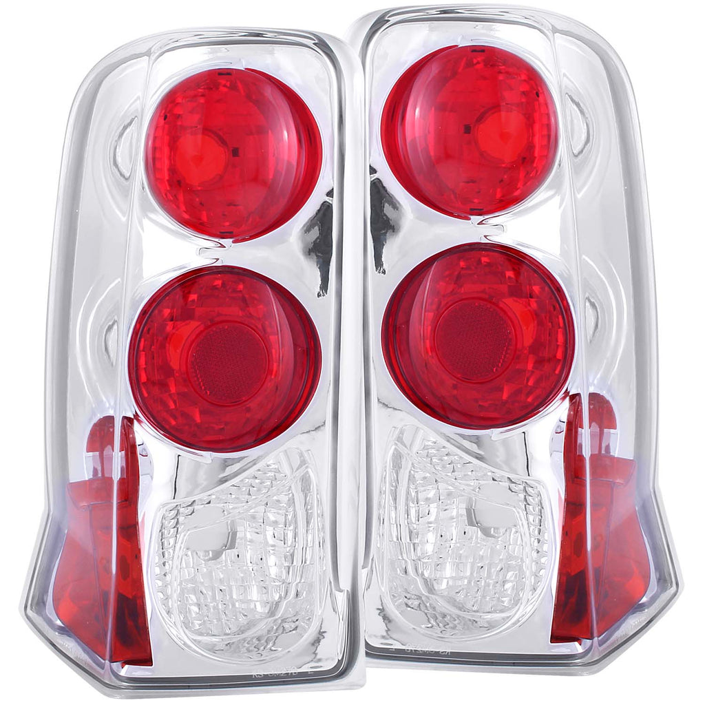 ANZO USA-211011 | Tail Light Assembly; Clear Lens; Chrome Housing;Pair