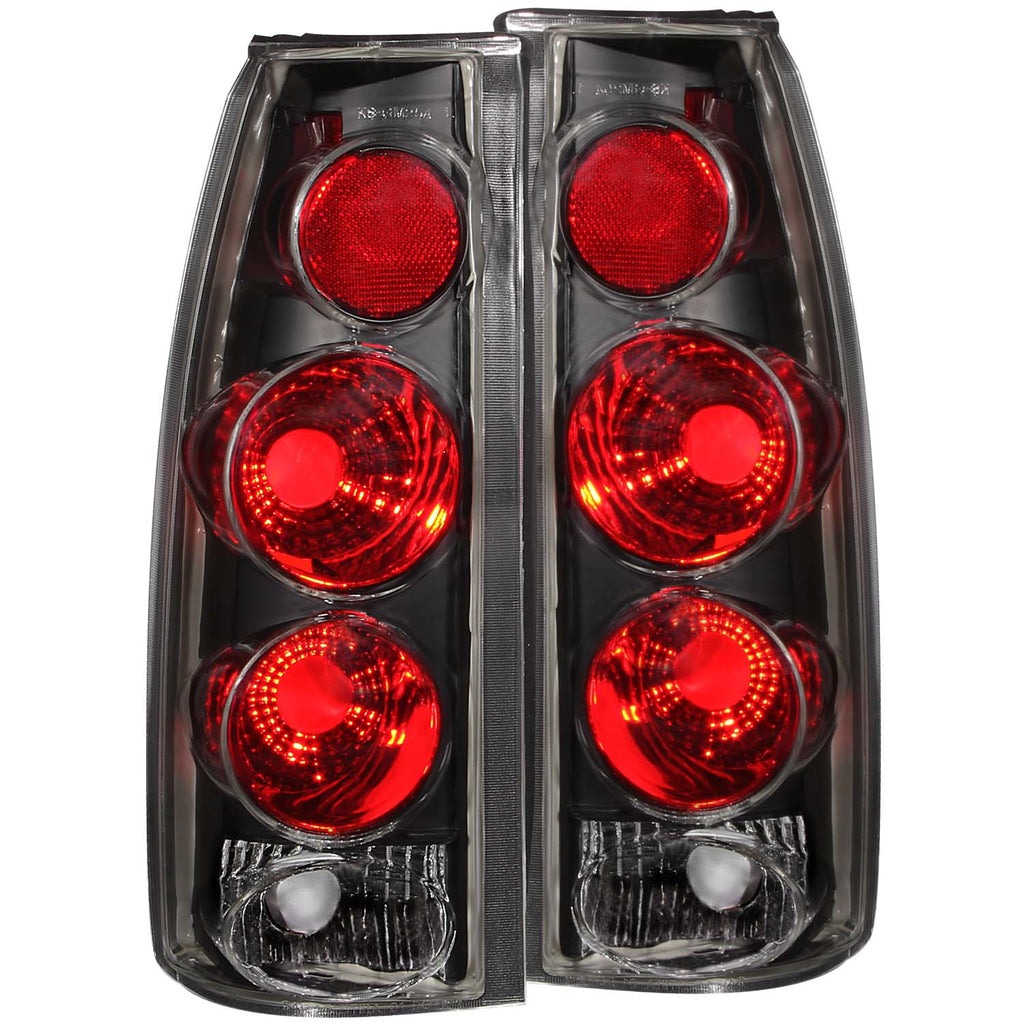 ANZO USA-211019 | Tail Light Assembly; Clear Lens; Black Housing; 3D Style;Pair