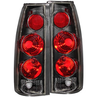 ANZO USA-211019 | Tail Light Assembly; Clear Lens; Black Housing; 3D Style;Pair