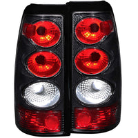 ANZO USA-211021 | Tail Light Assembly; Clear/Red Lens; Carbon Housing;Pair