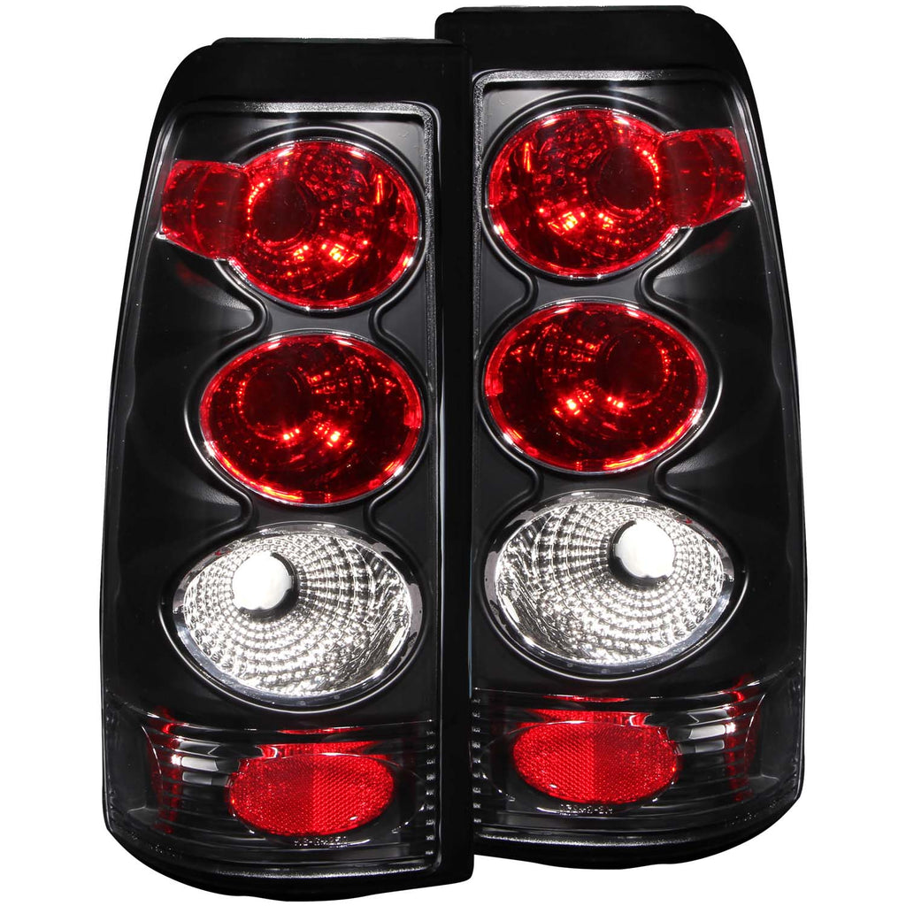 ANZO USA-211025 | Tail Light Assembly; Clear Lens; Black Housing;Pair