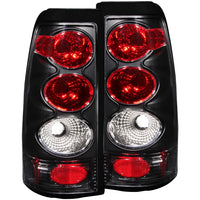 ANZO USA-211025 | Tail Light Assembly; Clear Lens; Black Housing;Pair
