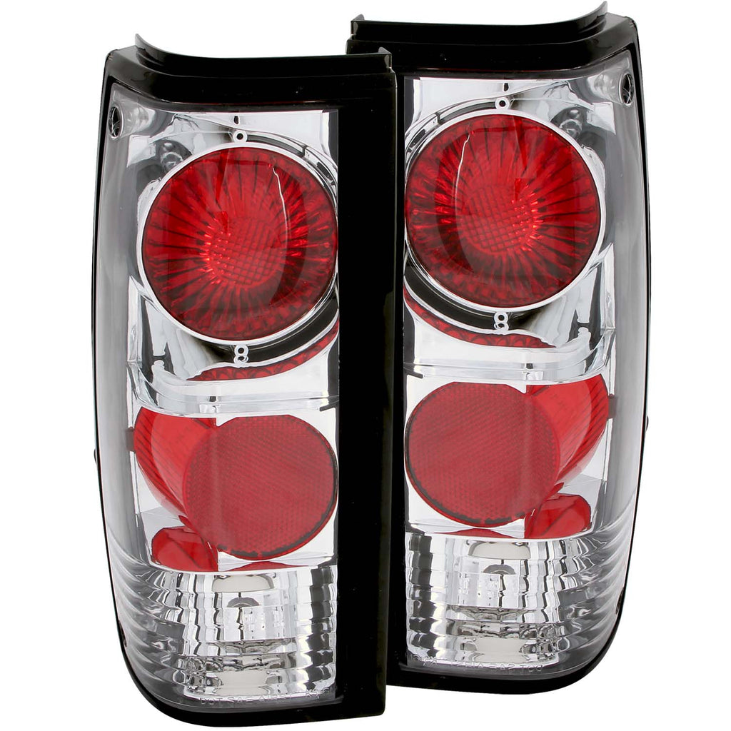 ANZO USA-211029 | Tail Light Assembly; Clear Lens; Chrome Housing;Pair