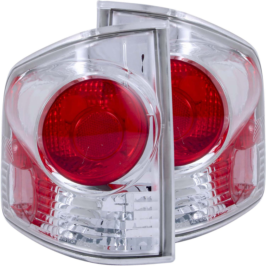 ANZO USA-211032 | Tail Light Assembly; Clear Lens; Chrome Housing; 3D Style;Pair