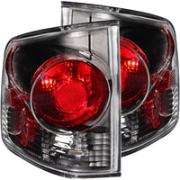 ANZO USA-211034 | Tail Light Assembly; Clear/Red Lens; Black Housing; 3D Style;Pair